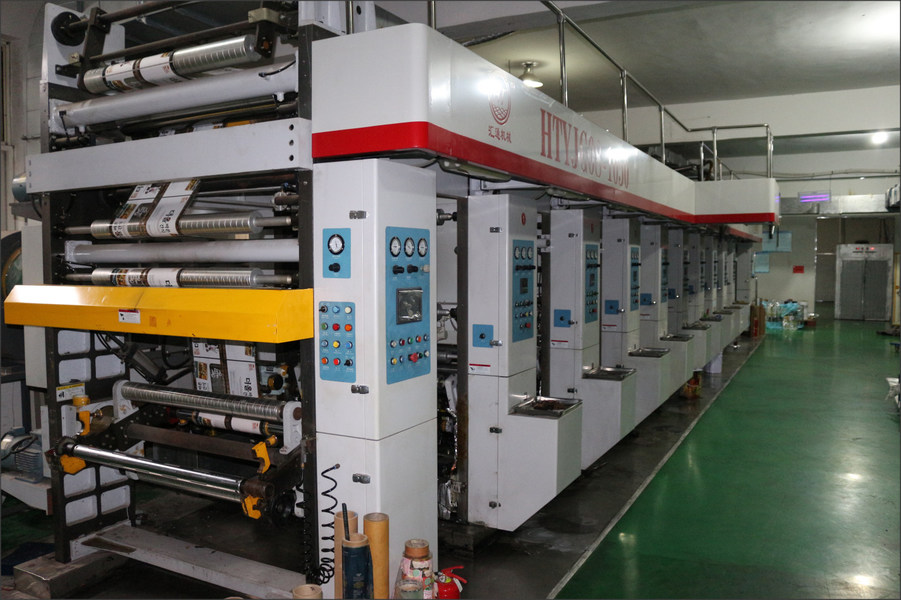 Ảnh minh họa nhà xưởng và dây chuyền in bao bì màng ghép