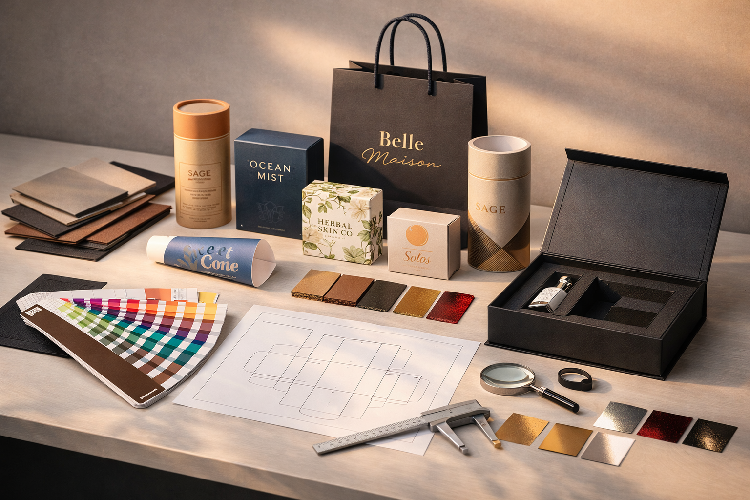 Concept packaging — nhãn custompackly.com — ảnh tham khảo từ nguồn bên ngoài