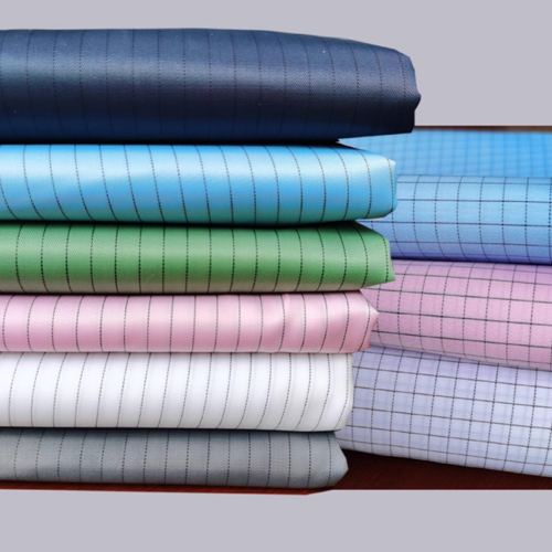 Bộ Quần Áo Phòng Sạch Rời Chống Tĩnh Điện (Bộ Kẻ Rời) - Ảnh 2