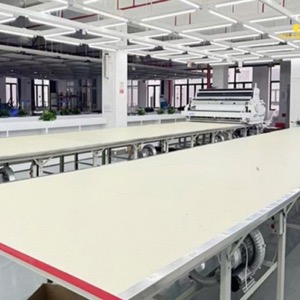 Sản phẩm cơ khí nhà máy may - Bàn Cắt Vải Tự Động Kèm Hệ Thống Ray Điện