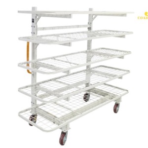 Sản phẩm cơ khí nhà máy may - Kệ Xả Vải Đơn 5 Tầng (200x73x170cm / LxWxH)