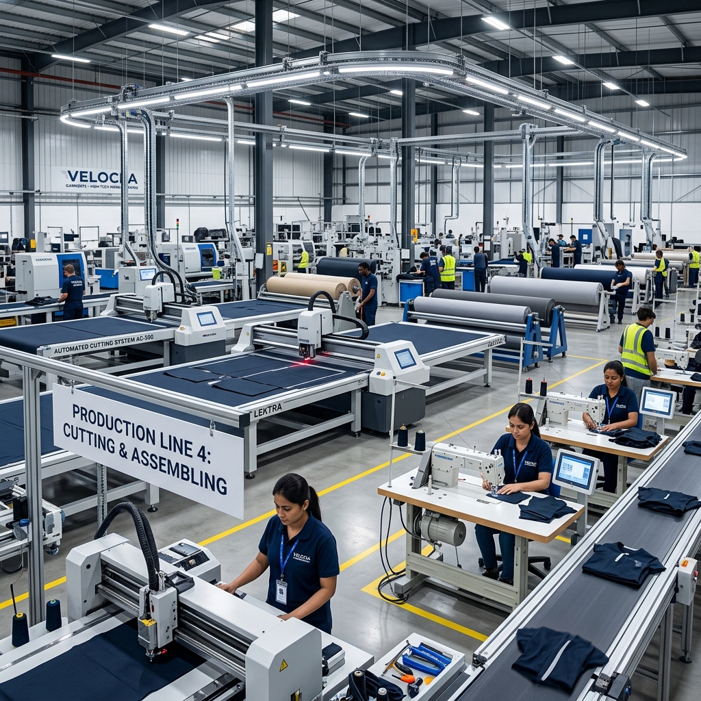 Thiết kế gia công lắp đặt cơ khí ngành may mặc chuyên nghiệp